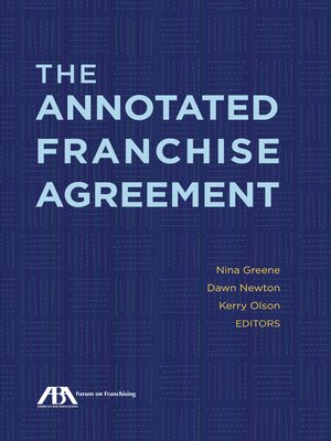 cover image of The Annotated Franchise Agreement